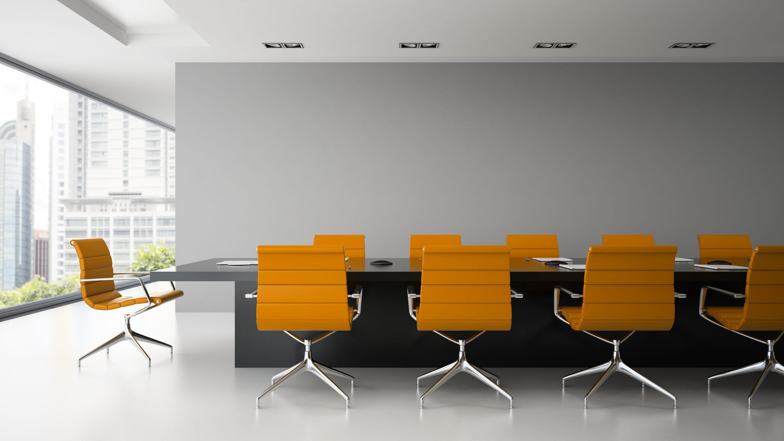 Office and commercial Cleaning - Image of Meeting room cleaned